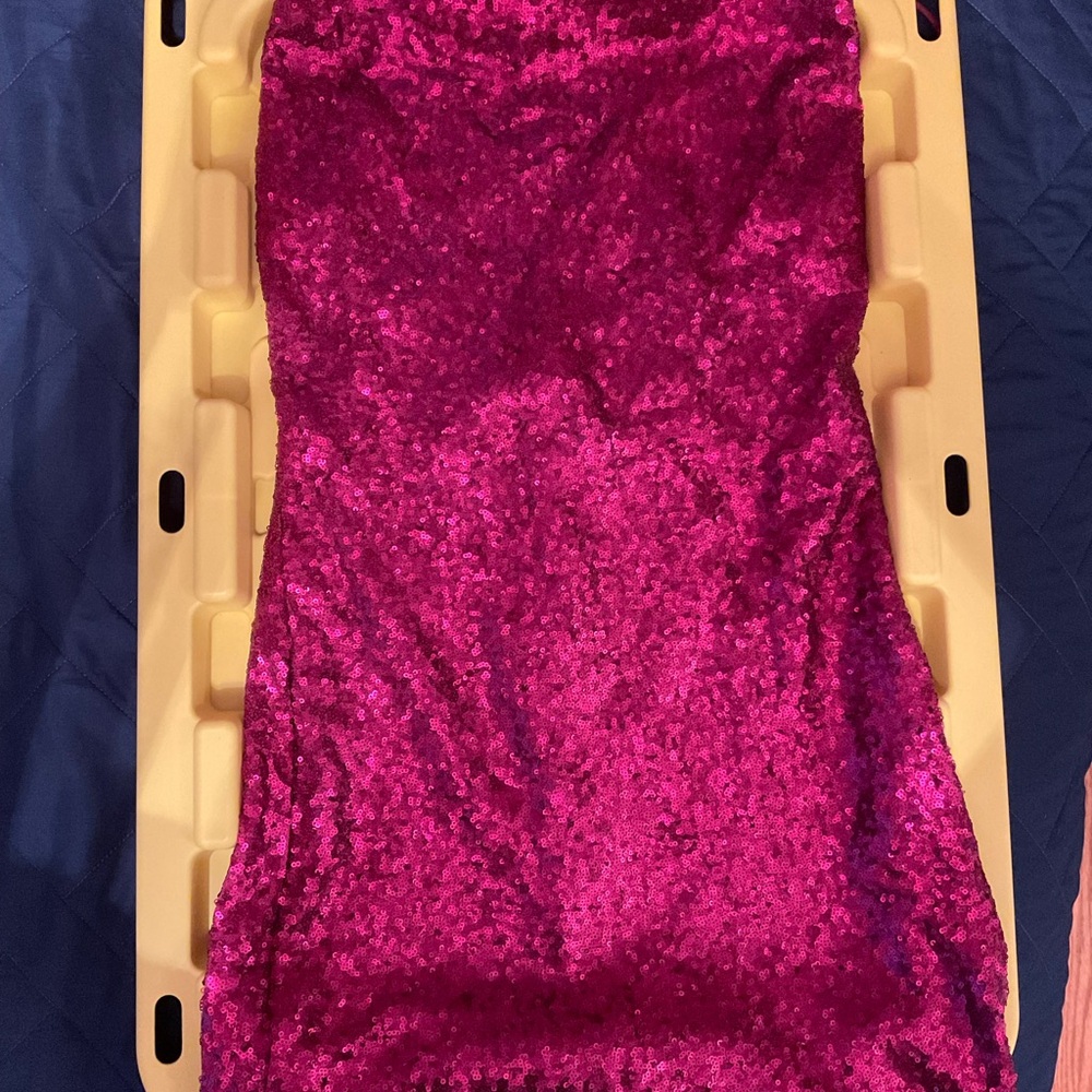 Sparkling Pink Sequin Dress